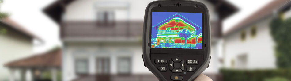 Infrared camera on house