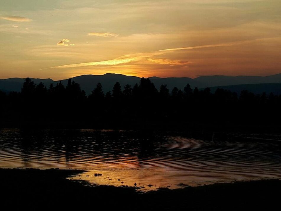 Sunset on Wasa Lake