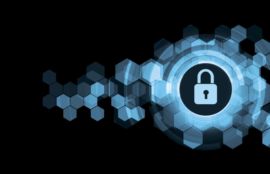 Cyber Security with abstract technical background