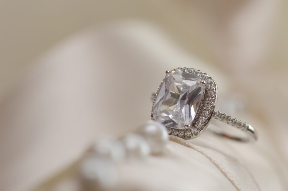 a diamond wedding ring