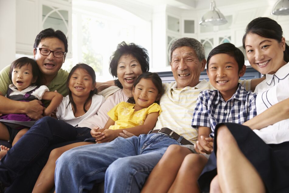 Large family with multiple generations
