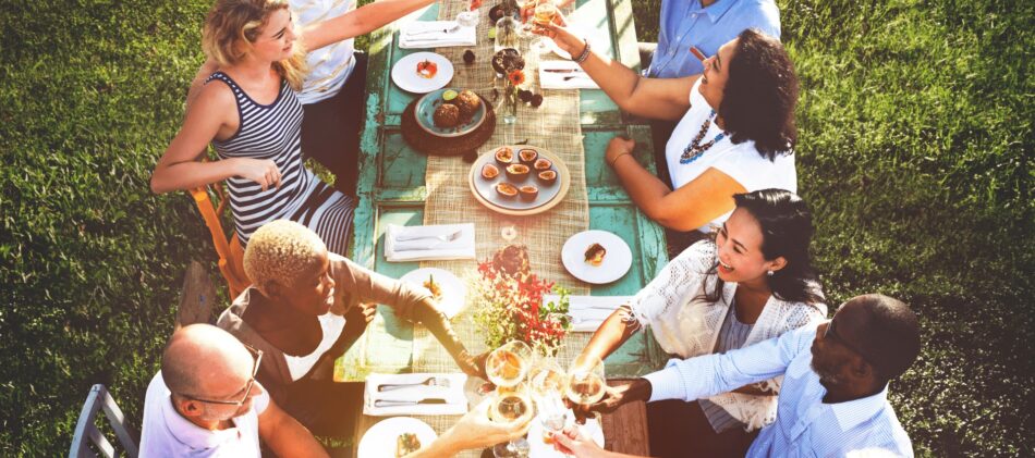 Summer dinner al fresco