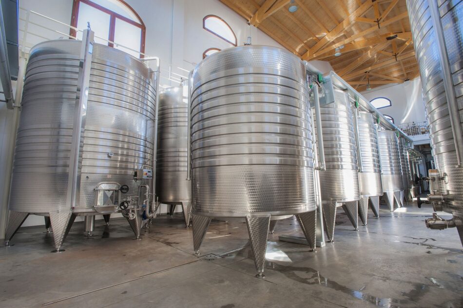 Large winery equipment