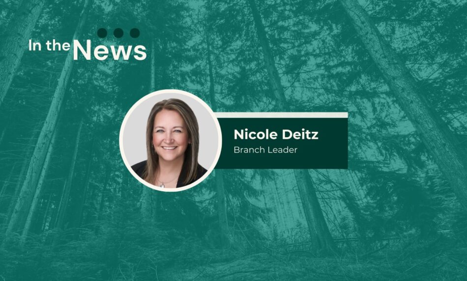 Nicole Deitz, Branch Leader, has been recognized as a Woman of Inspiration by Girls Inc. of Northern Alberta and Bouchier.